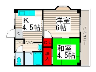 コ　ー　ポ　豊の物件間取画像